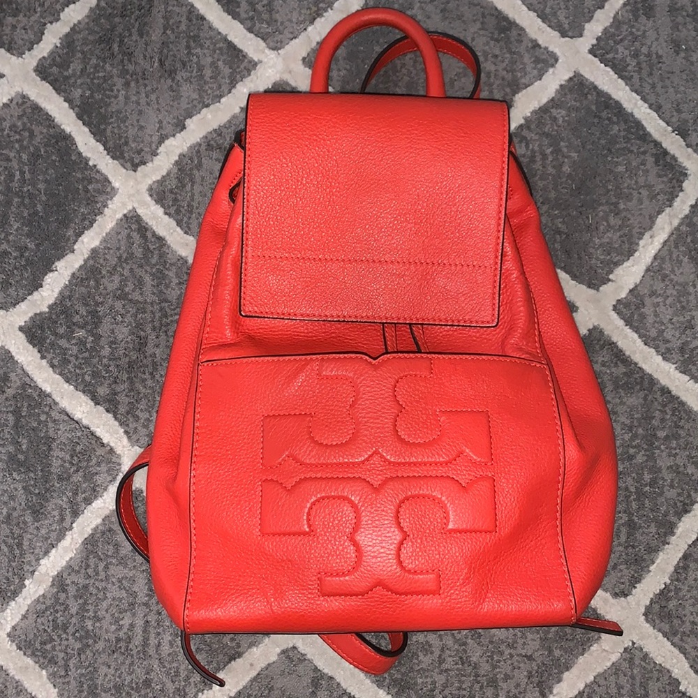 Poppy leather Tory Burch backpack purse